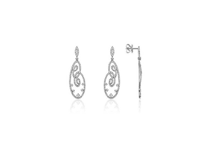 Rhodium Plated | Fashion Earrings